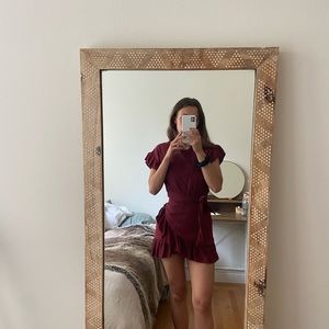 Ruffled mini dress